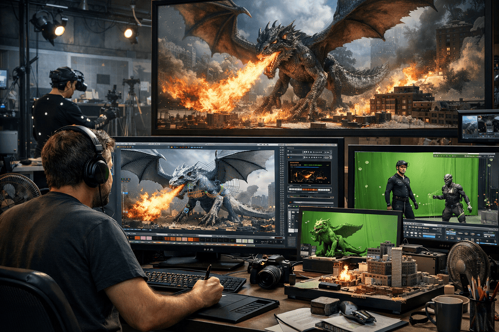 CGI в действии: от зеленого фона и 3Д-модели к реалистичной сцене