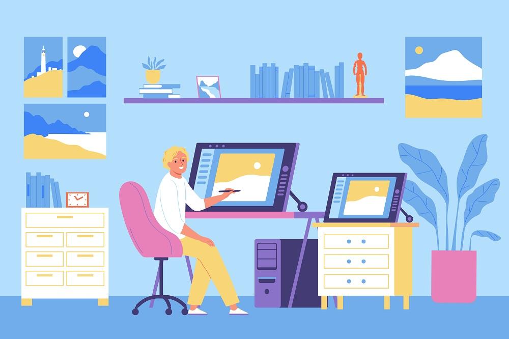 Двухмерный дизайн задает тренды