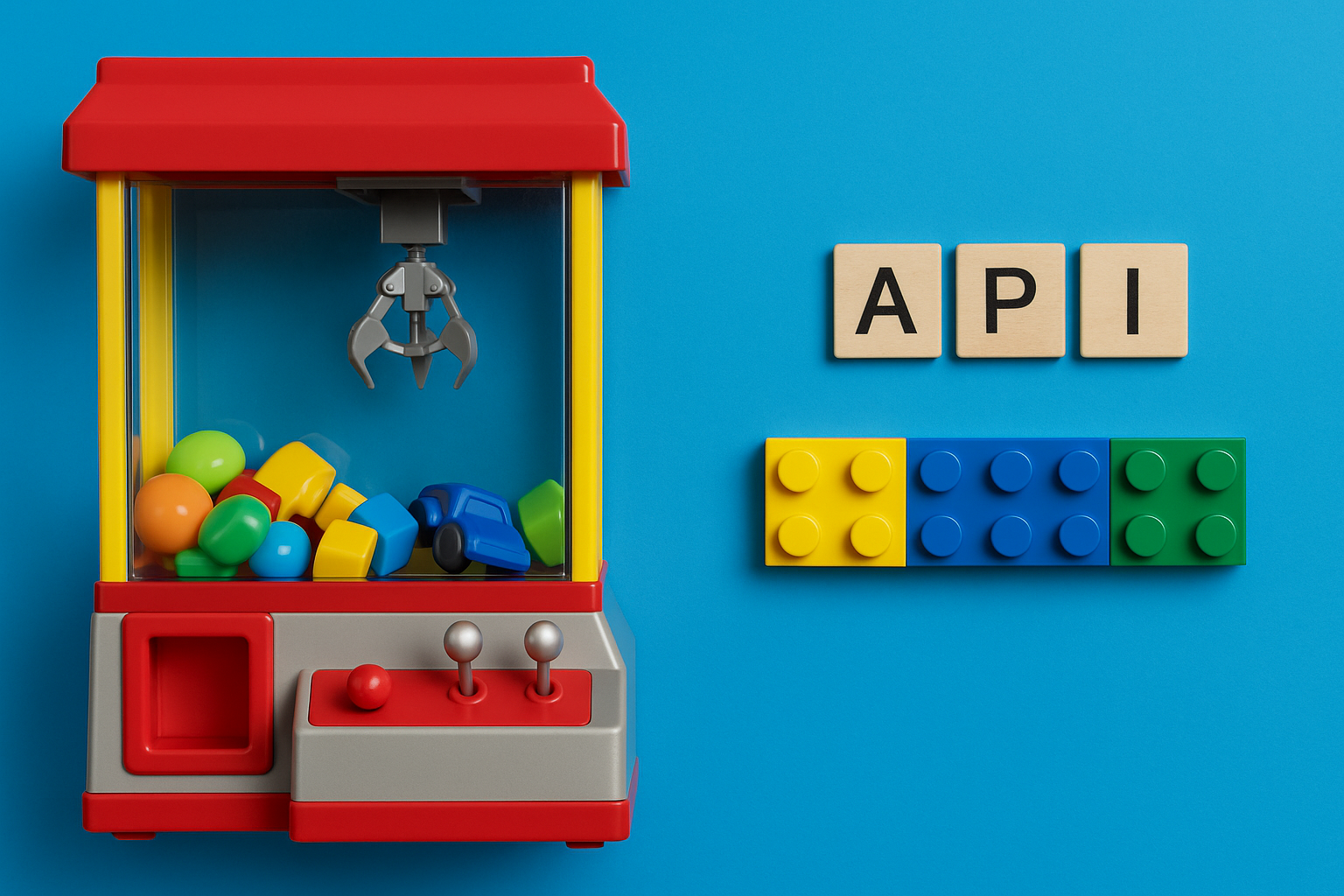 Автомат с игрушками — прямая аналогия API