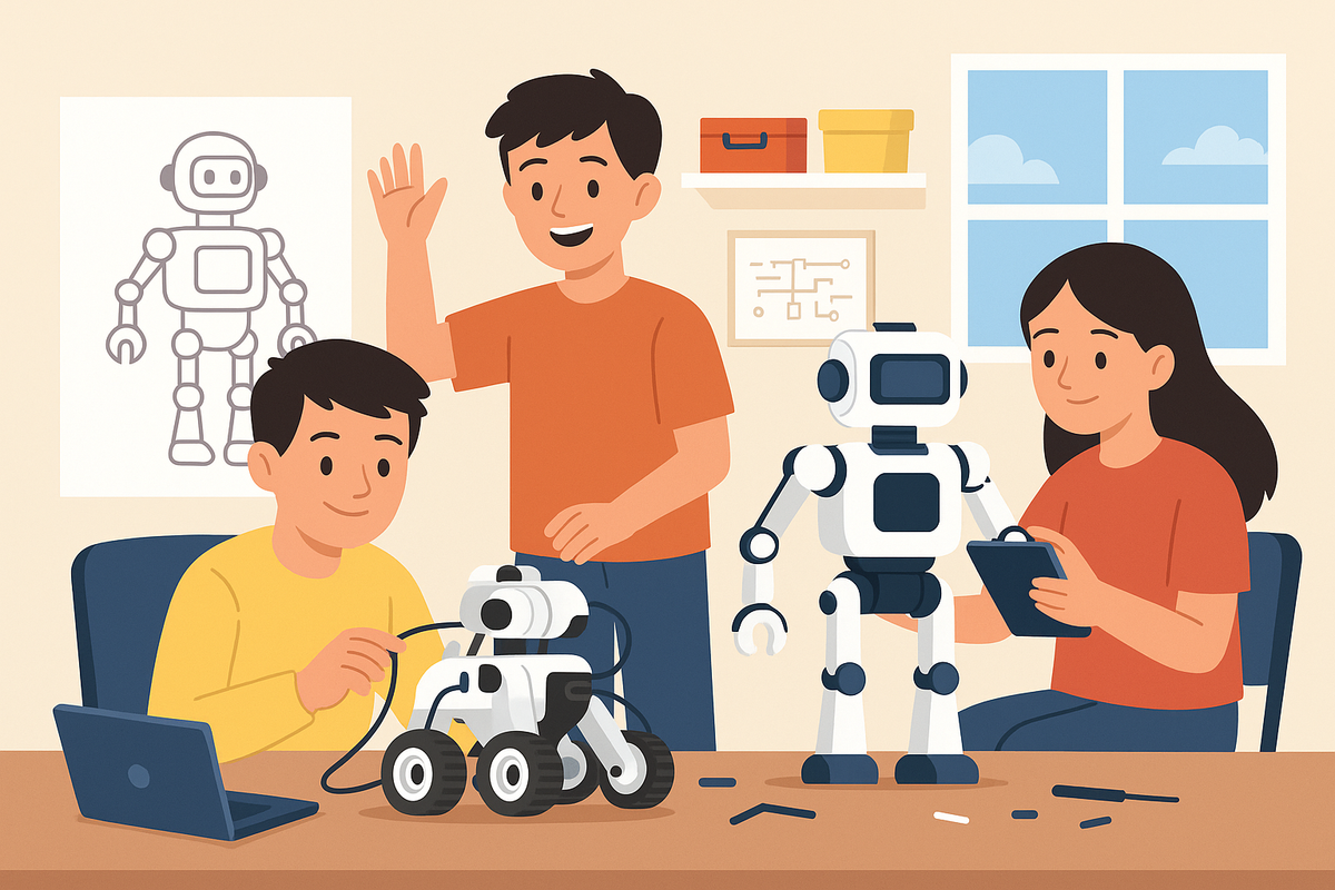 Готовим роботов к старту, а школьников — к первым победам