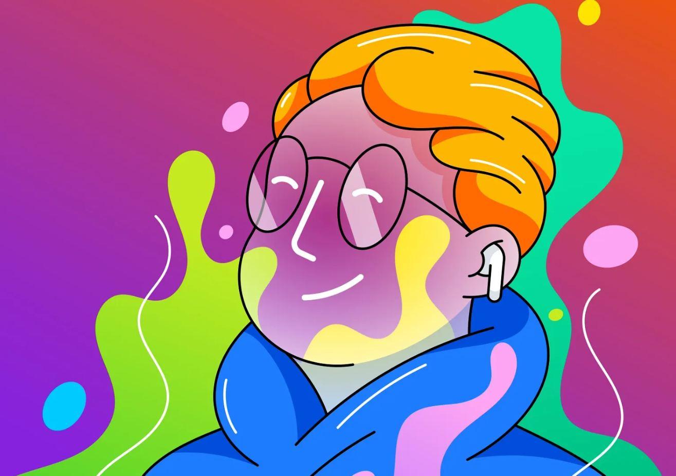2D-иллюстрация (источник dribbble.com)
