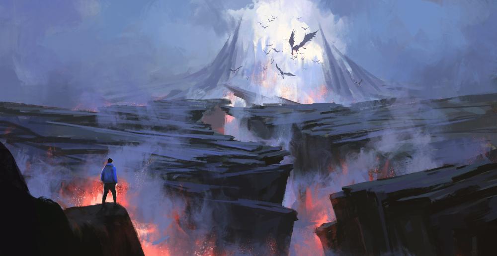 Matte painting объединяет реальность и фантазию
