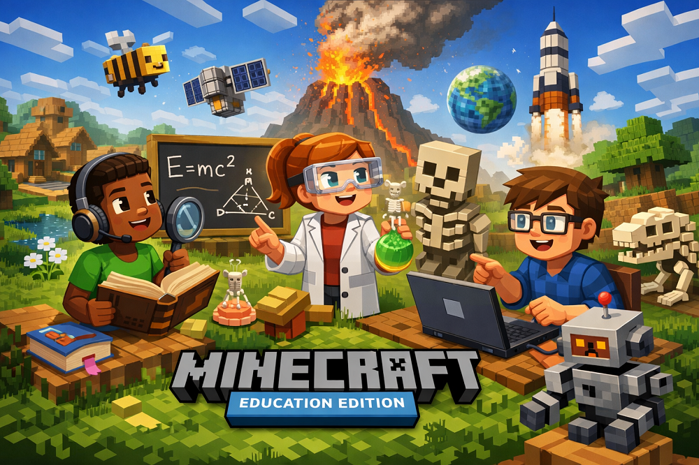Minecraft Education используется в школах 140+ стран