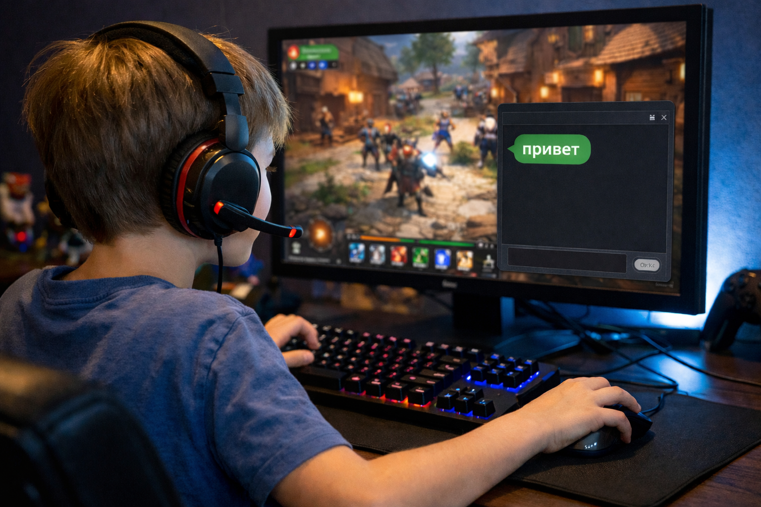 Дети с легкостью заводят новые знакомства в игровых чатах, не зная, кто скрывается за яркими аватарками