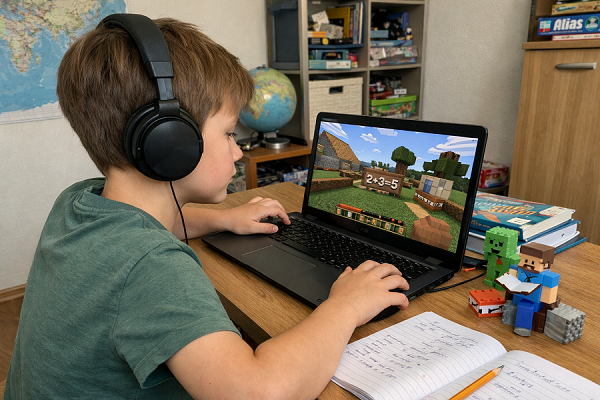 Ребенок с удовольствием учится в игровой форме