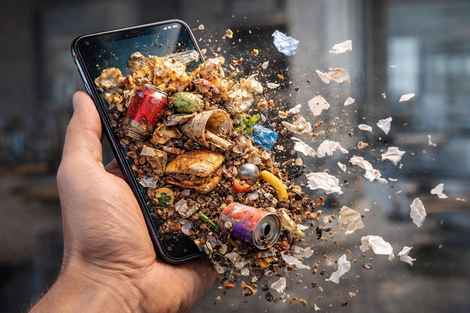 Слоп превращает время в сети в мусор 