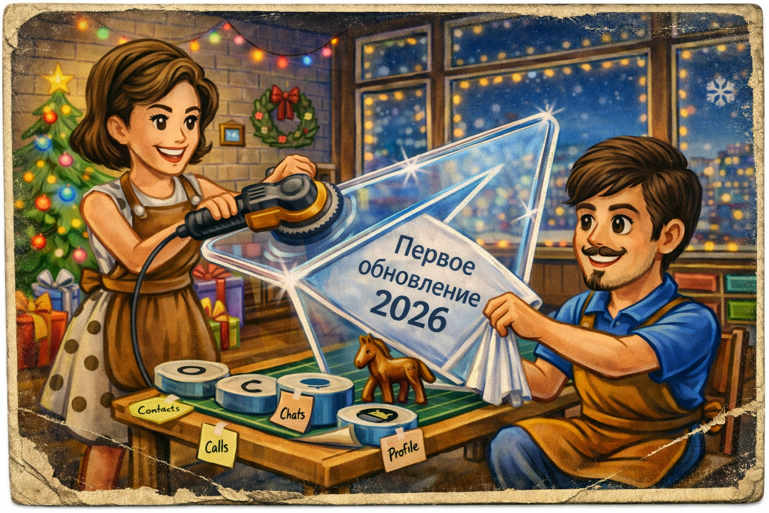 Новые функции в Telegram