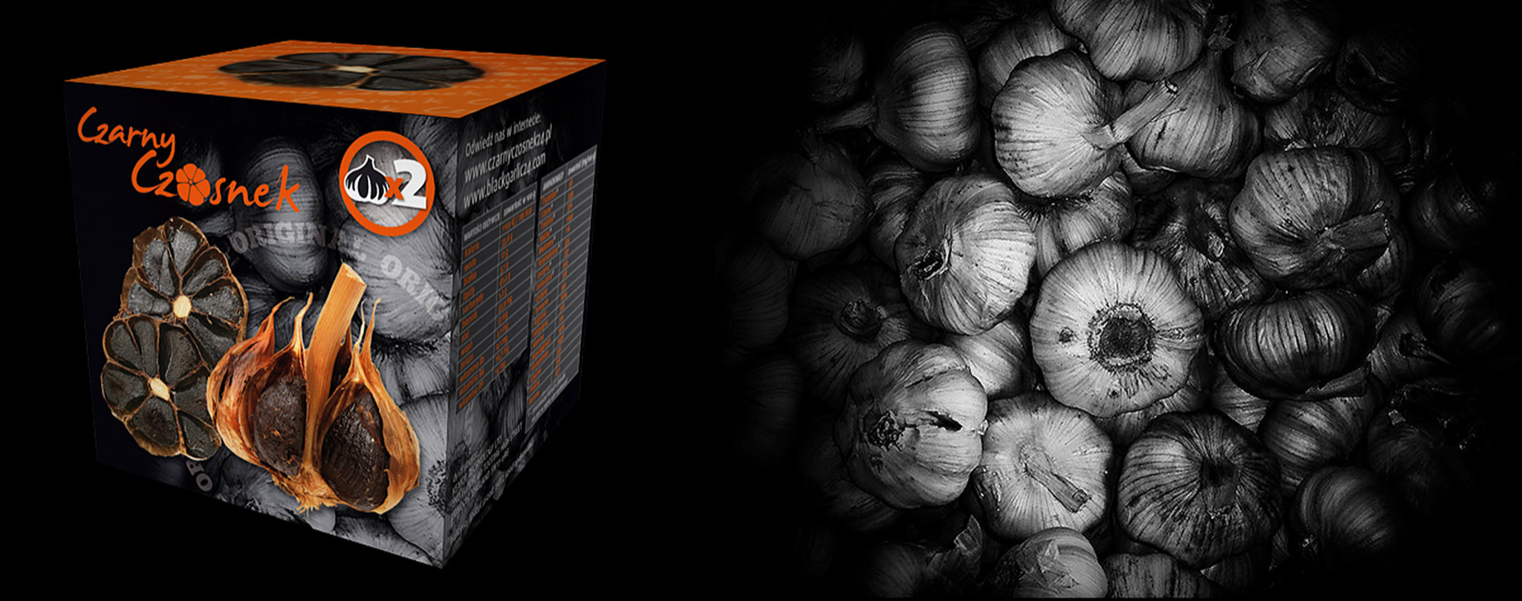 Дизайн упаковки ферментированного чеснока (источник: behance.net)